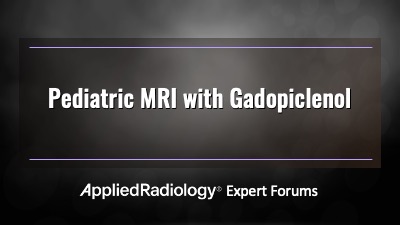 Pediatric MRI with Gadopiclenol